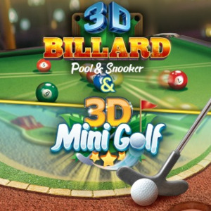 3D Billiards & 3D MiniGolf Bundle PS5