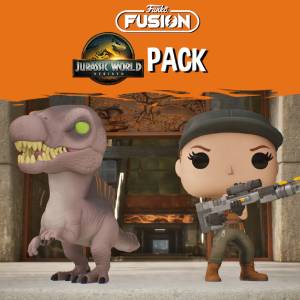 Funko Fusion Jurassic World Rebirth Pack 1 Zora Bennett and Spinosaurus PS5